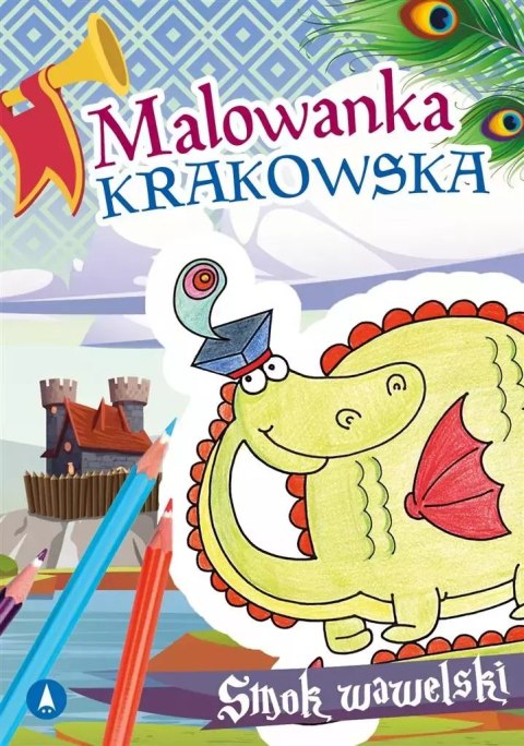 Smok wawelski. Malowanka krakowska Smok wawelski. Malowanka krakowska