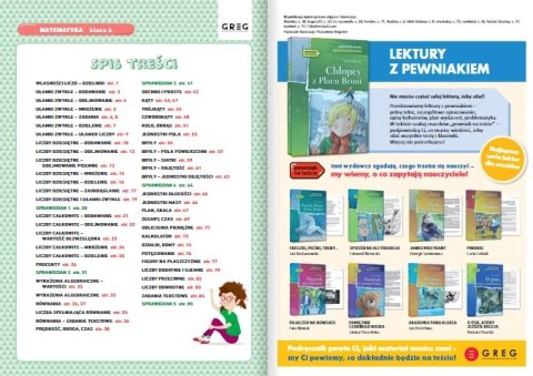 Matematyka. Karty pracy w szkole i w domu. Klasa 6