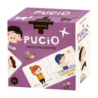 Puzzle 20 elementów. Pucio. Przeciwieństwa