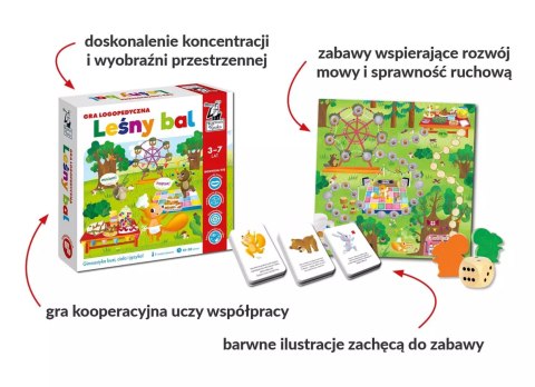 Gra logopedyczna. Leśny bal 3-7 lat Gra logopedyczna. Leśny bal 3-7 lat