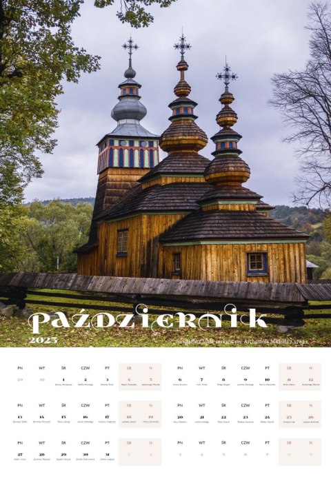 Kalendarz 2025 Cerkwie łemkowskie