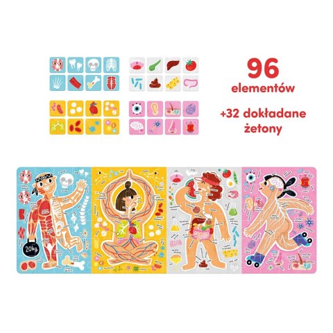 Puzzle 96 elementów. Tak działa Moje ciało