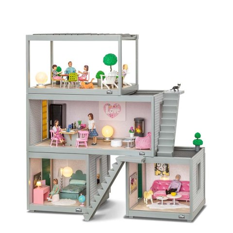 Domek dla lalek pokój 44 cm zabawka dla dzieci odgrywanie ról moduły Lundby