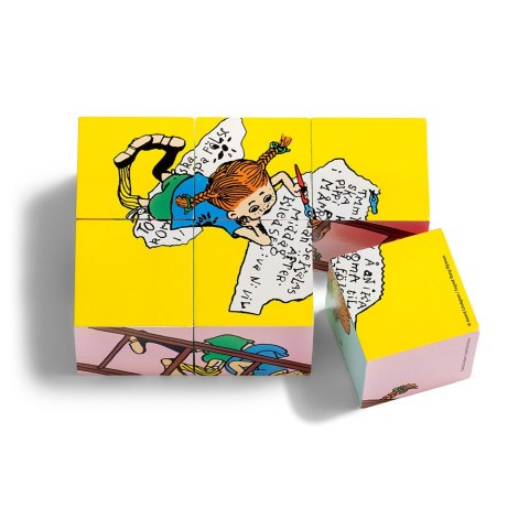 Drewniane klocki puzzle 2w1 Pippi Langstrumpf edukacyjna zabawka dla dzieci Drewniane klocki puzzle 2w1 Pippi Langstrumpf edukacyjna zabawka dla dzieci