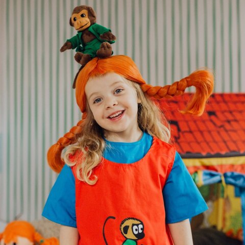 Kostium Pippi Langstrumpf, przebranie dla dzieci bal przebierańców karnawał