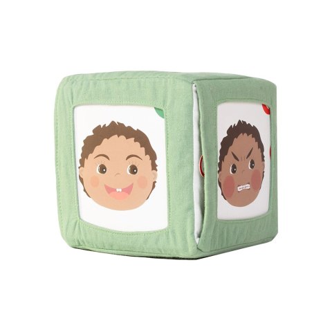 Kostka edukacyjna do nauki emocji zabawka dla dzieci lalka Baby Rubens Barn Kostka edukacyjna do nauki emocji zabawka dla dzieci lalka Baby Rubens Barn
