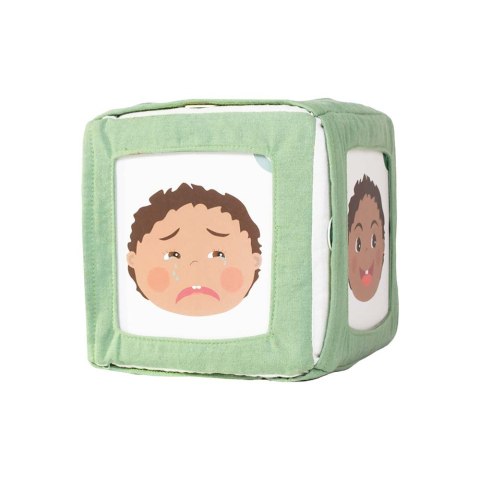 Kostka edukacyjna do nauki emocji zabawka dla dzieci lalka Baby Rubens Barn Kostka edukacyjna do nauki emocji zabawka dla dzieci lalka Baby Rubens Barn
