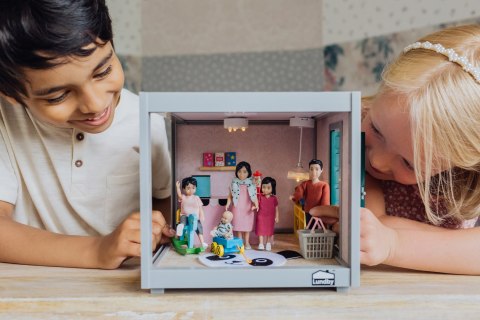 Lalki do domku dla lalek zestaw Nikki, zabawka dla dzieci, domek, Lundby Lalki do domku dla lalek zestaw Nikki, zabawka dla dzieci, domek, Lundby