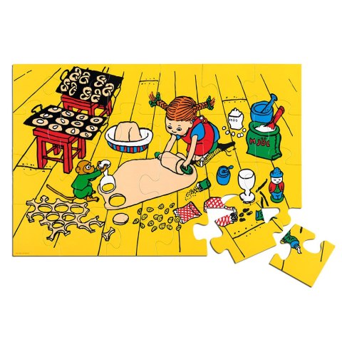 Ogromne puzzle podłogowe Pippi Langstrumpf 24 szt edukacyjna zabawka dzieci Ogromne puzzle podłogowe Pippi Langstrumpf 24 szt edukacyjna zabawka dzieci