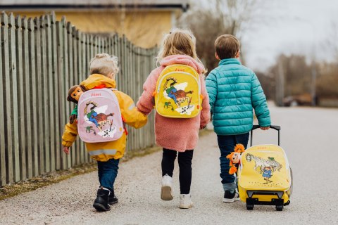 Plecak dla dzieci żółty, akcesoria zabawka dla przedszkolaka wyprawka Pippi Plecak dla dzieci żółty, akcesoria zabawka dla przedszkolaka wyprawka Pippi