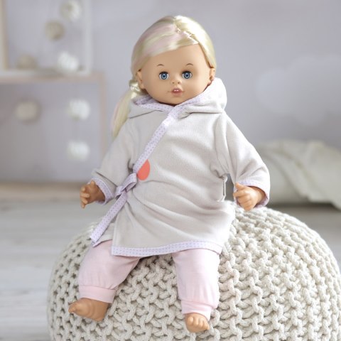 Szlafrok dla lalki 45 cm, zabawa w przebieranie lalek, ubranka, Skrallan Szlafrok dla lalki 45 cm, zabawa w przebieranie lalek, ubranka, Skrallan