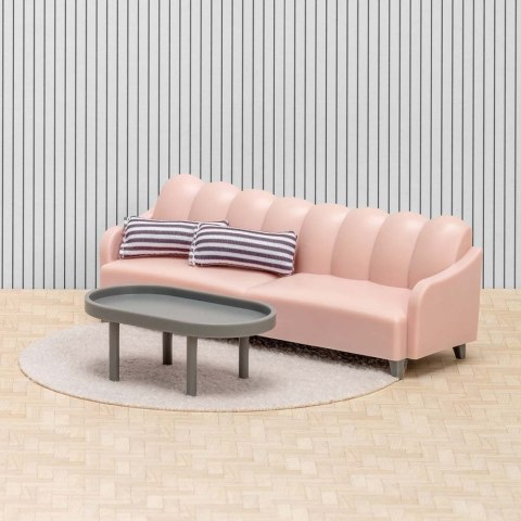 Zestaw mebli do salonu do domku dla lalek basic, zabawka dla dzieci, Lundby Zestaw mebli do salonu do domku dla lalek basic, zabawka dla dzieci, Lundby