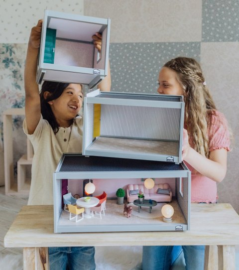 Zestaw mebli do salonu do domku dla lalek basic, zabawka dla dzieci, Lundby Zestaw mebli do salonu do domku dla lalek basic, zabawka dla dzieci, Lundby