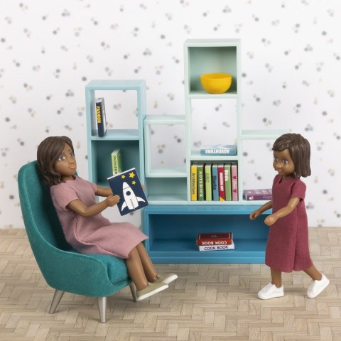 Zestaw mebli fotele do domku dla lalek, zabawka dla dzieci, domek, Lundby Zestaw mebli fotele do domku dla lalek, zabawka dla dzieci, domek, Lundby
