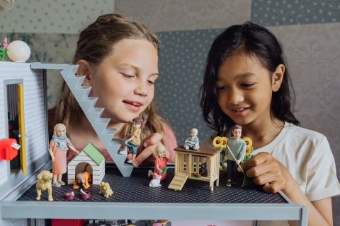Zwierzątka domowe do domku dla lalek figurki pies kot królik zabawka Lundby Zwierzątka domowe do domku dla lalek figurki pies kot królik zabawka Lundby