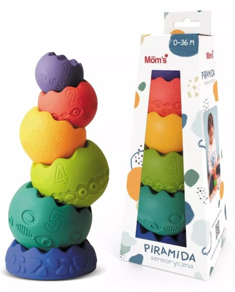 Piramida sensoryczna pastelowa Piramida sensoryczna pastelowa