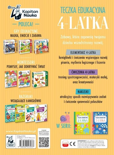 Teczka edukacyjna 4-latka Teczka edukacyjna 4-latka