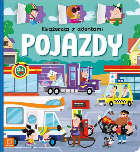 Książeczka z okienkami. Pojazdy Książeczka z okienkami. Pojazdy
