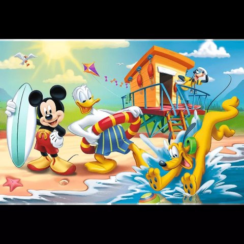 Puzzle 60 elementów. Myszka Miki. Ciekawy dzień Puzzle 60 elementów. Myszka Miki. Ciekawy dzień