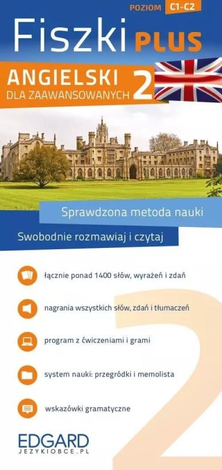 Fiszki Plus. Angielski dla zaawansowanych 2. Poziom C1-C2