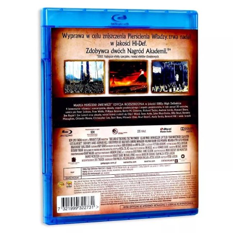 Władca Pierścieni. Dwie wieże (edycja rozszerzona), 2 Blu-ray Władca Pierścieni. Dwie wieże (edycja rozszerzona), 2 Blu-ray
