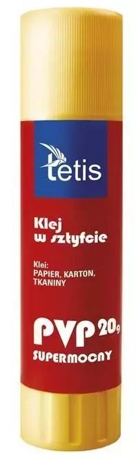 Klej w sztyfcie typu PVP 20g. BG100-F (12szt.) Klej w sztyfcie typu PVP 20g. BG100-F (12szt.)