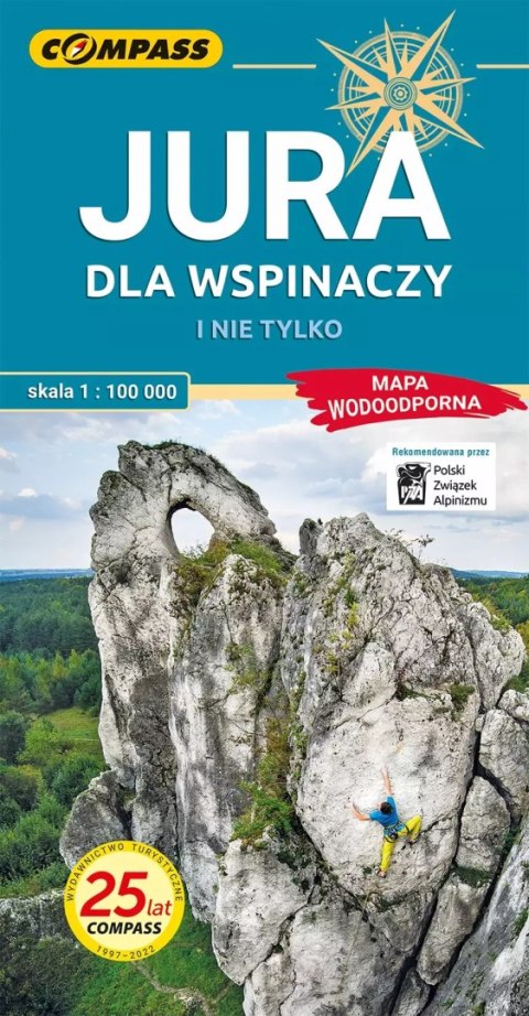 Mapa tur. - Jura dla wspinaczy 1:100 000 lam. w.2 Mapa tur. - Jura dla wspinaczy 1:100 000 lam. w.2
