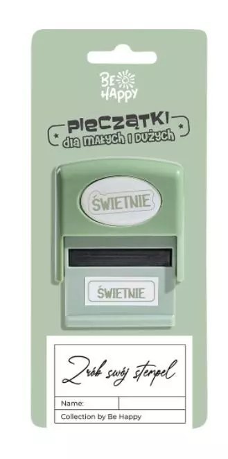 Pieczątka dla dzieci z napisem Świetnie Pieczątka dla dzieci z napisem Świetnie