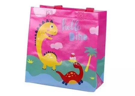 Torba prezentowa Dinozaur różowa 23x21,5x11cm Torba prezentowa Dinozaur różowa 23x21,5x11cm