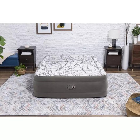 Bestway Dmuchany materac z wbudowaną pompką, 203x152x46 cm Bestway Dmuchany materac z wbudowaną pompką, 203x152x46 cm