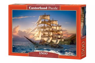 Puzzle 1500 elementów. Sailing at Sunset