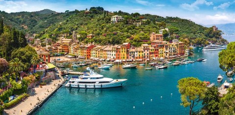 Puzzle 4000 elementów. Widok na Portofino Puzzle 4000 elementów. Widok na Portofino