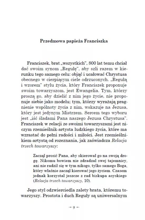 Reguła i życie. Czego dziś uczy św. Franciszek