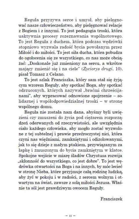 Reguła i życie. Czego dziś uczy św. Franciszek