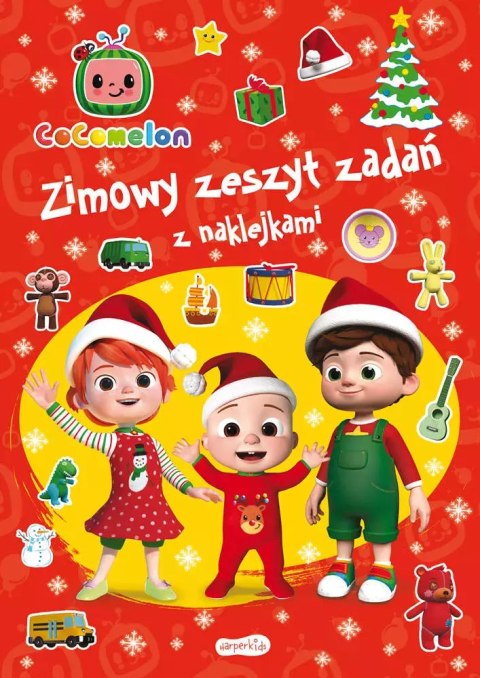 Cocomelon. Zimowy zeszyt zadań z naklejkami Cocomelon. Zimowy zeszyt zadań z naklejkami