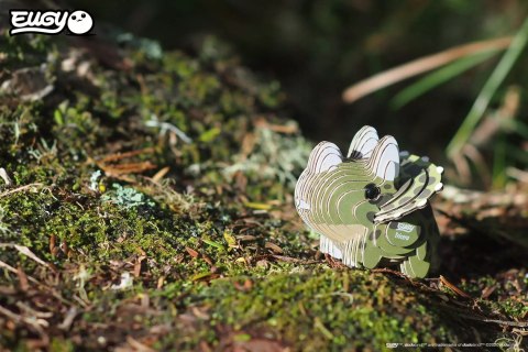 Eko układanka 3D. Dinozaur Tricera Eugy