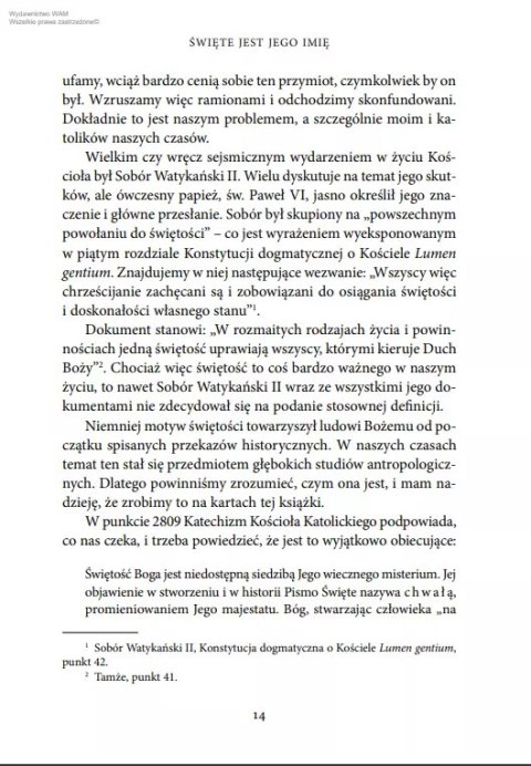 Święte jest Jego imię