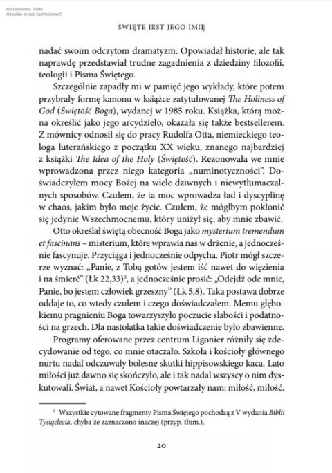 Święte jest Jego imię