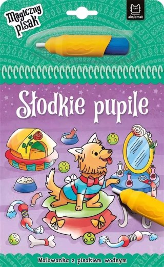 Malowanka z pisakiem wodnym. Słodkie pupile