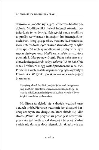Od modlitwy do kontemplacji. Franciszkańska praktyka modlitwy obecności Od modlitwy do kontemplacji. Franciszkańska praktyka modlitwy obecności