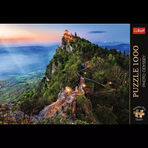 Puzzle 1000 elementów. Premium Plus Quality. Photo Odyssey. Wieża Cesta, San Marino Puzzle 1000 elementów. Premium Plus Quality. Photo Odyssey. Wieża Cesta, San Marino