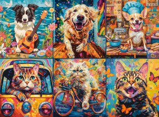 Puzzle 2000 elementów. Wybierz swojego zwierzaka