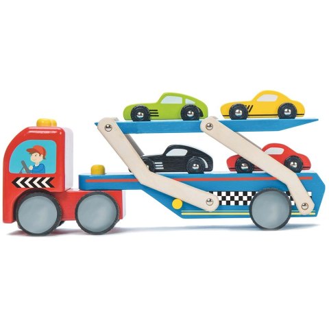 Drewniana laweta i samochody sportowe zestaw, zabawka dla dzieci Le Toy Van Drewniana laweta i samochody sportowe zestaw, zabawka dla dzieci Le Toy Van