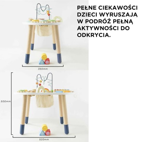 Drewniany stolik edukacyjny sensoryczna zabawka dla dzieci, stół Le Toy Van