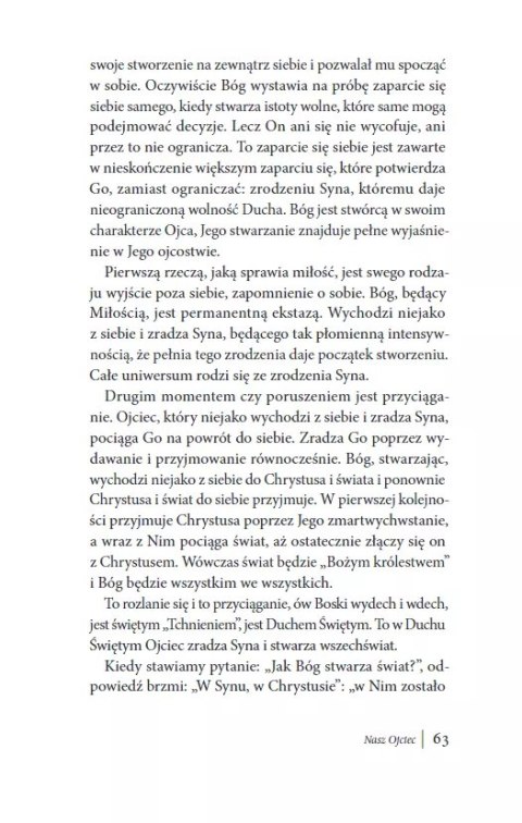 Ojciec was miłuje. O Trójcy Świętej
