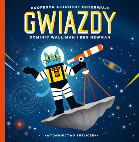 Profesor Astrokot obserwuje gwiazdy Profesor Astrokot obserwuje gwiazdy