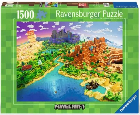 Puzzle 1500 elementów. World of Minecraft Puzzle 1500 elementów. World of Minecraft