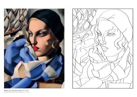 Tamara Łempicka. Zeszyt do kolorowania Tamara Łempicka. Zeszyt do kolorowania