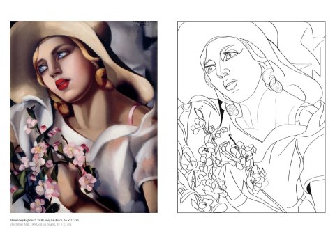Tamara Łempicka. Zeszyt do kolorowania Tamara Łempicka. Zeszyt do kolorowania