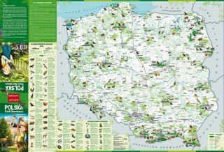 Polska. Parki Narodowe. Mapa dla dzieci, 1:1 000 000